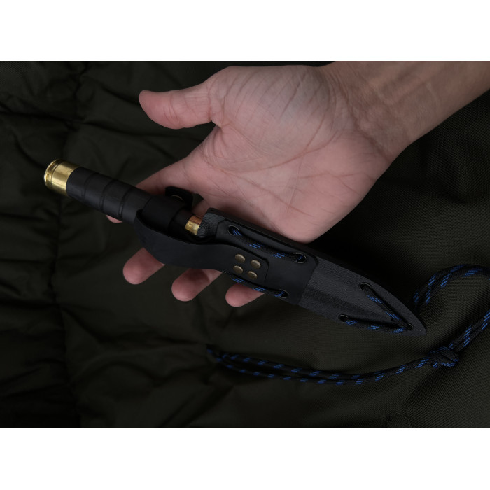 Нож туристический Гильза ручка ясень сталь 50х14мф KN116