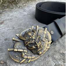 Ремень с пряжкой Самурай латунь bb28