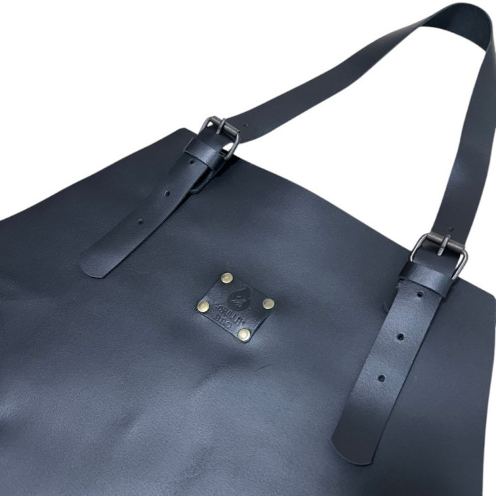 Кожаный фартук Gorillas BBQ (спилок) 1 карман FR19