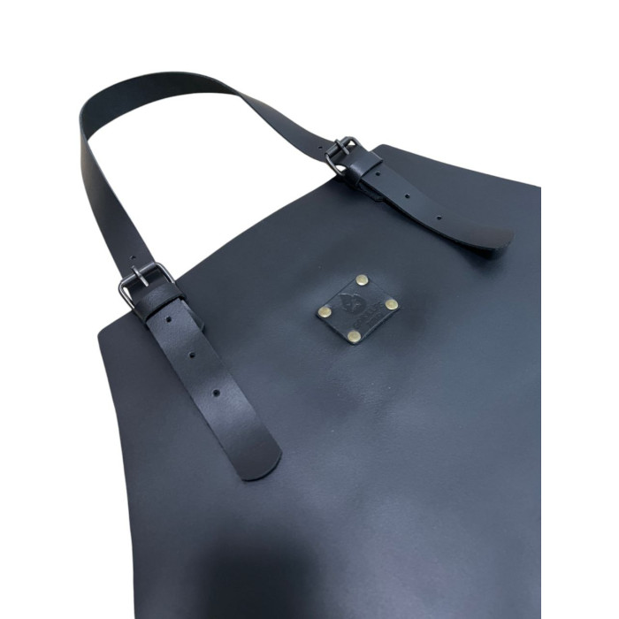 Кожаный фартук Gorillas BBQ (спилок) 2 кармана FR20