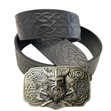 Ремень (тиснение) с пряжкой Один латунь bb52