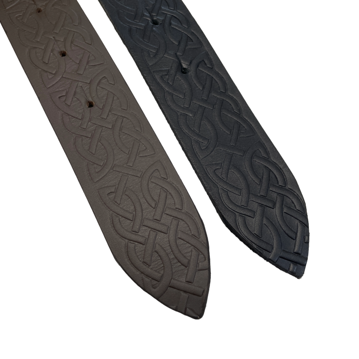 Ремень (тиснение) с пряжкой Самурай латунь bb53