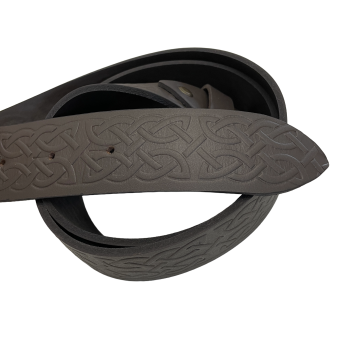 Ремень (тиснение) с пряжкой Апач латунь bb56