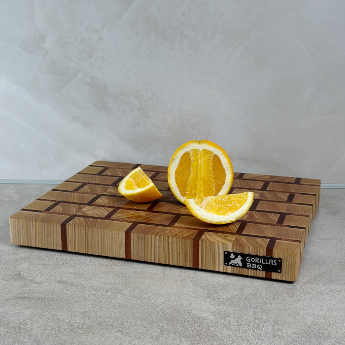 Доска разделочная торцевая профессиональная Gorillas BBQ DS24