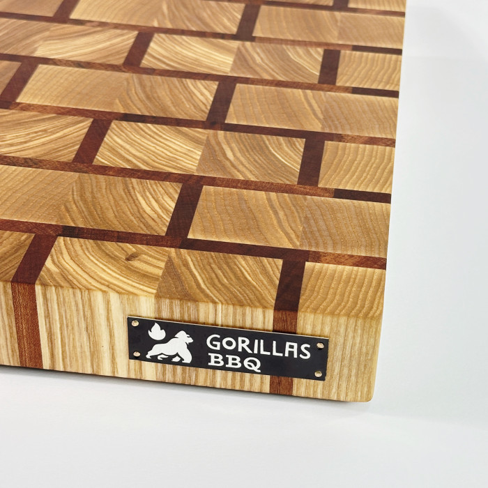 Доска разделочная торцевая профессиональная Gorillas BBQ DS24