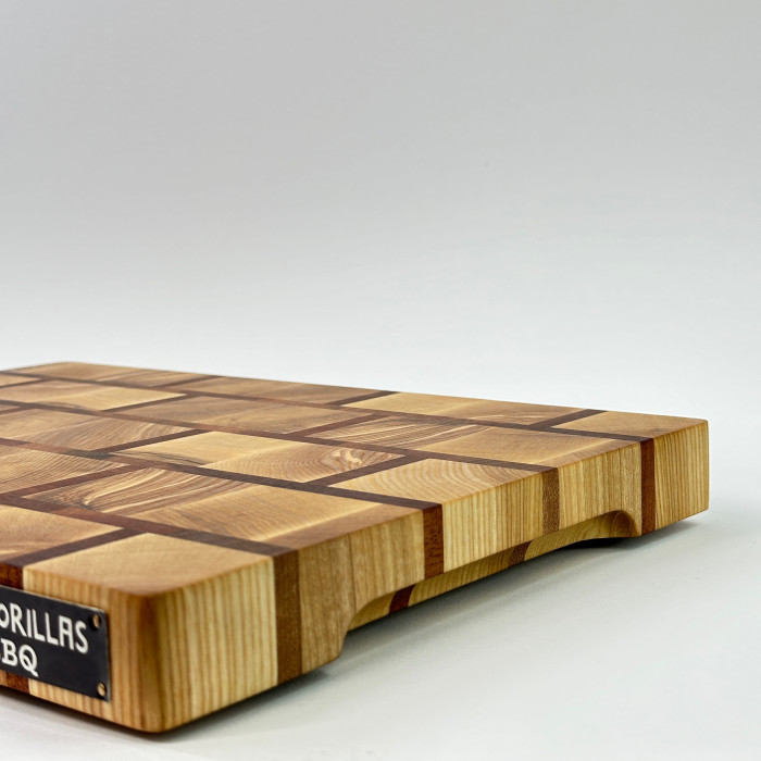 Разделочная деревянная доска торцевая Gorillas BBQ DS25