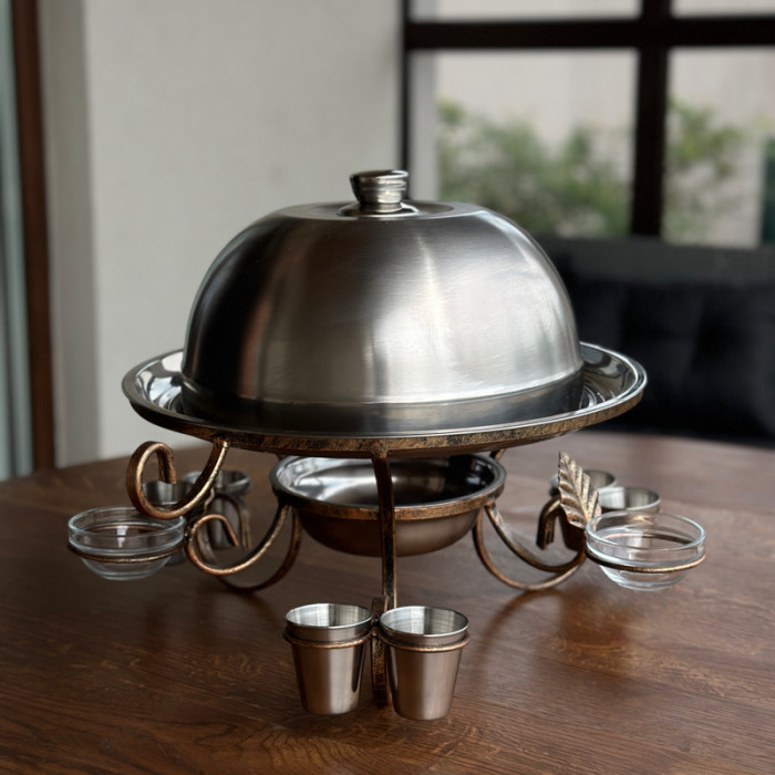 Садж для шашлыка с подогревом SD1 36 см