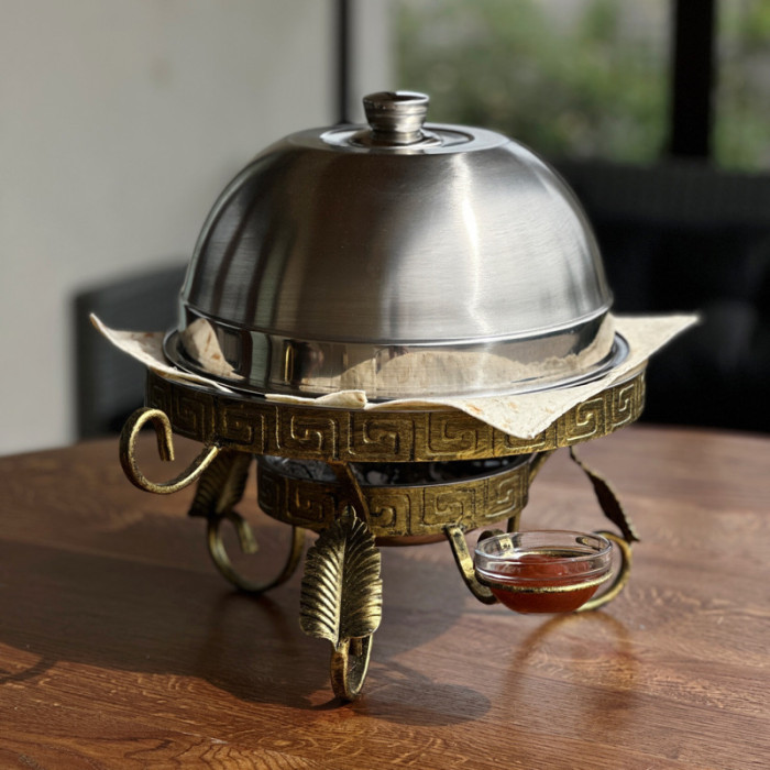 Садж для шашлыка с подогревом Фараон SD3 30 см