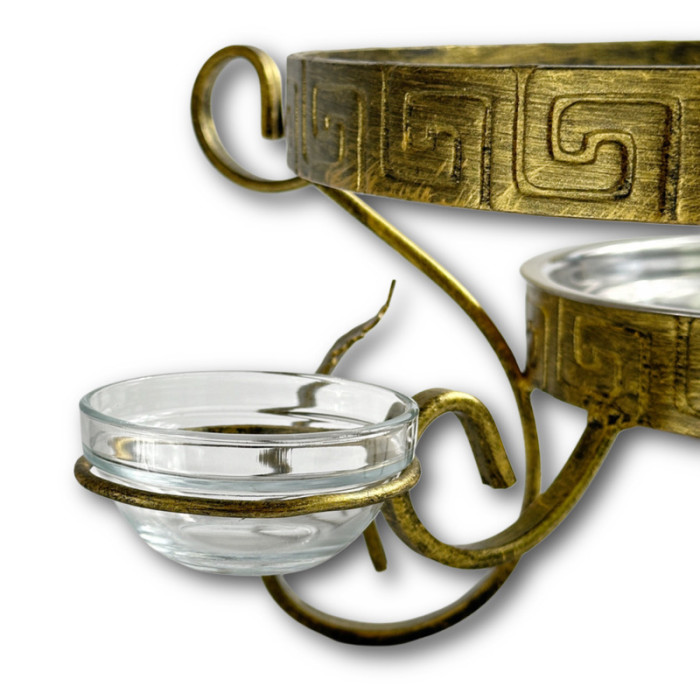 Садж для шашлыка с подогревом Фараон SD3 30 см