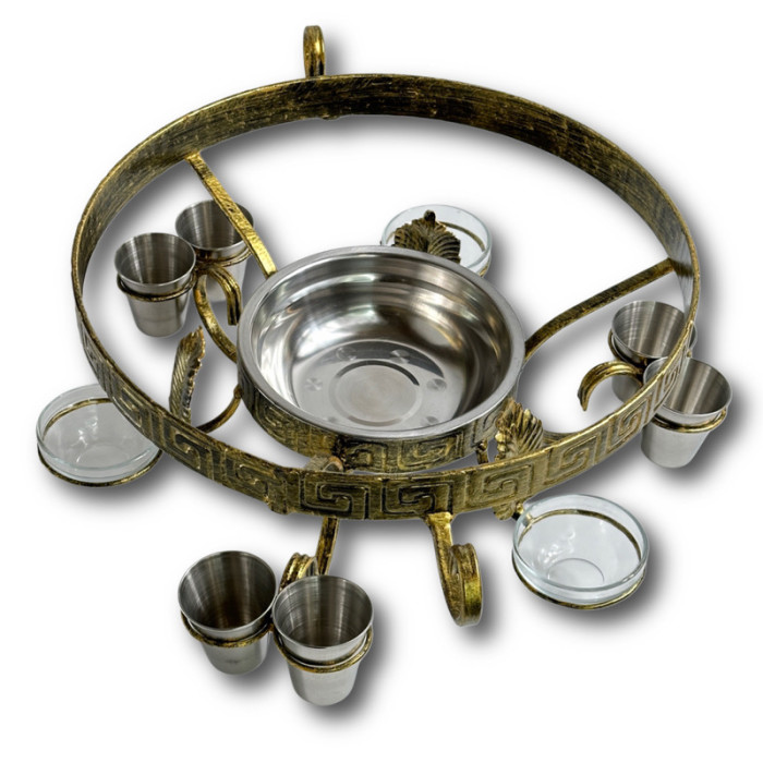 Садж для шашлыка с подогревом Фараон SD4 35 см