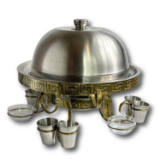 Садж для шашлыка с подогревом Фараон SD4 35 см