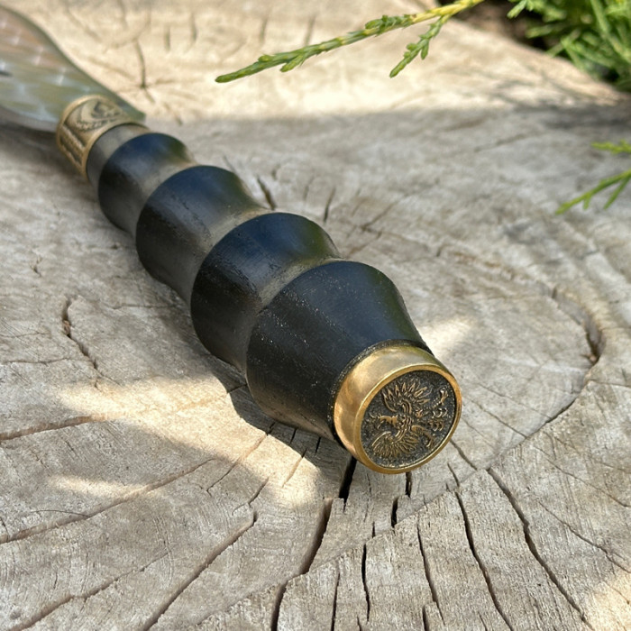 Вилка-нож Польский герб (круг) Gorillas BBQ SKK51