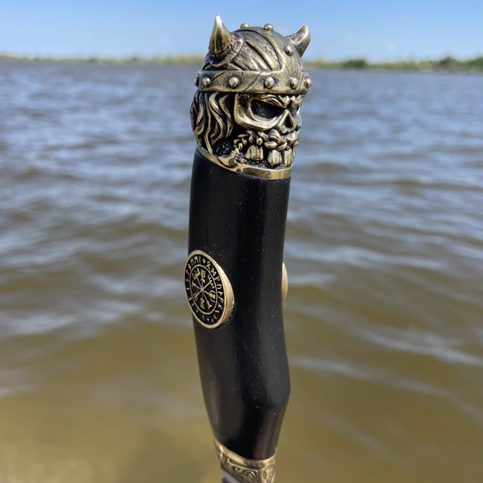 Нож ВИКИНГ 2.0 Gorillas BBQ с травлением KN65