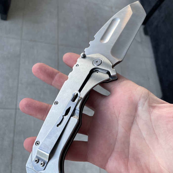 Нож раскладной #646 (черный) KN1102