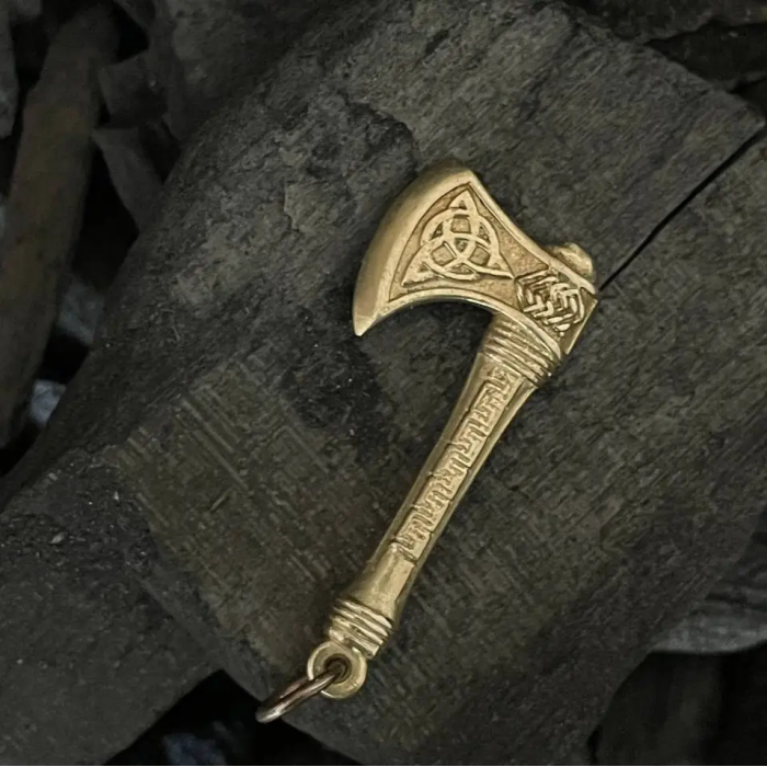 Подвески брелоки топоры из латуни Gorillas Accessories