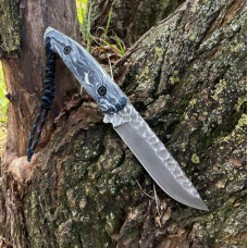 Нож БУШКРАФТ №2 Gorillas BBQ туристический (мрамор) KN57