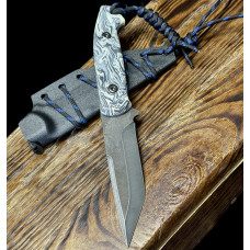 Нож БУШКРАФТ Танто Gorillas BBQ туристический (мрамор) KN62