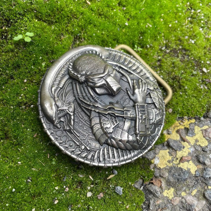 Пряжка Чужой на мужской ремень Gorillas Accessories Нейзельбер bb18