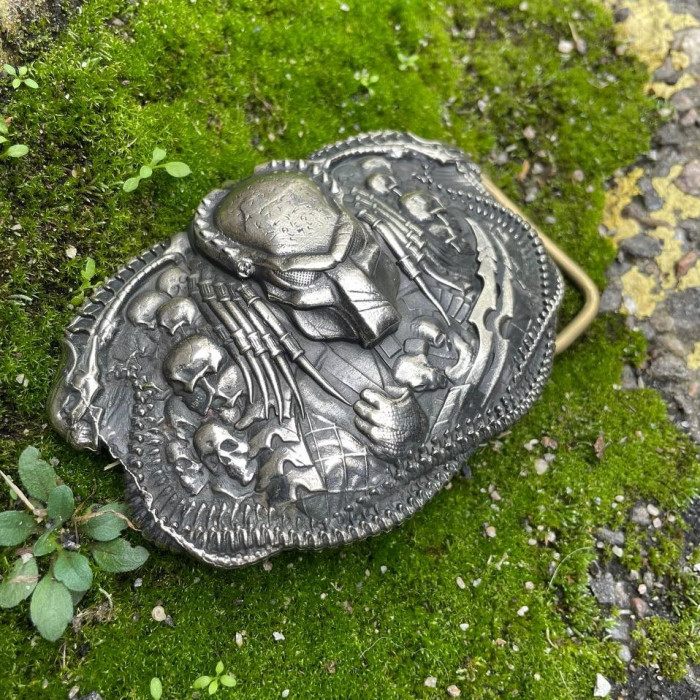 Пряжка Хищник на мужской ремень Gorillas Accessories Нейзельбер bb21