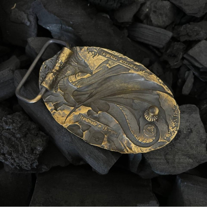 Пряжка ДРОГОН на мужской ремень Gorillas Accessories bb14