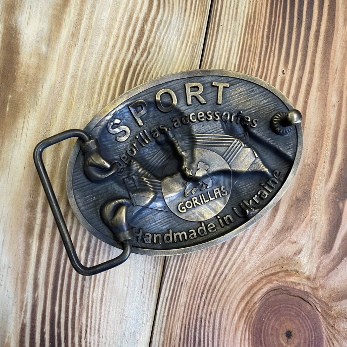 Пряжка ХАБИБ на мужской ремень Gorillas Accessories