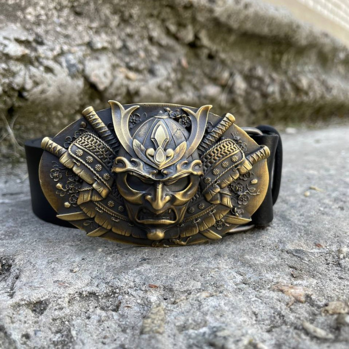 Пряжка САМУРАЙ на мужской ремень Gorillas Accessories bb3