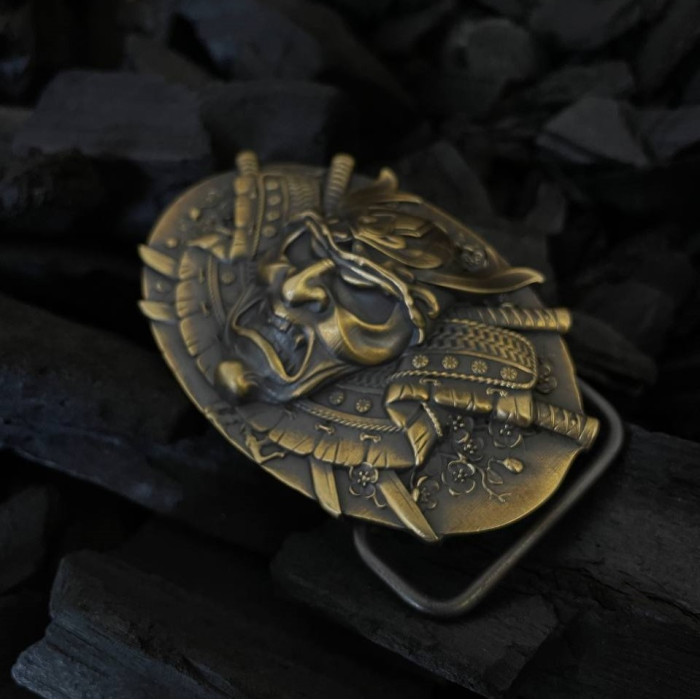 Пряжка САМУРАЙ на мужской ремень Gorillas Accessories bb3