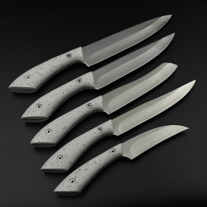 Набор кухонных ножей «Лисий хвост» премиум версия Gorillas BBQ KN164