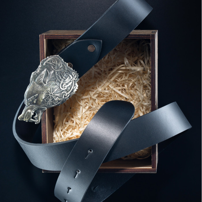 Подарочный набор Фенрир для мужчин Gorillas Accessories ручная работа Нейзильбер bb89