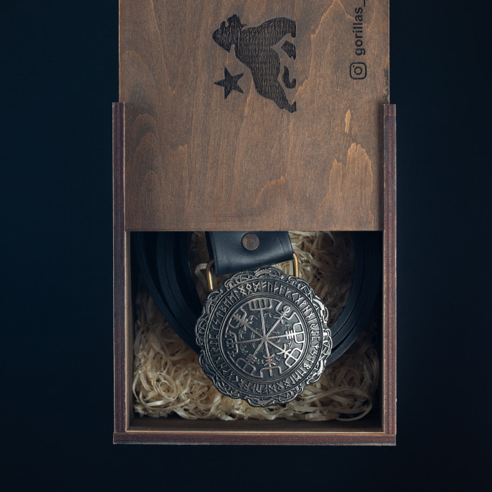 Подарочный набор Норвег для мужчин Gorillas Accessories ручная работа Нейзильбер bb88