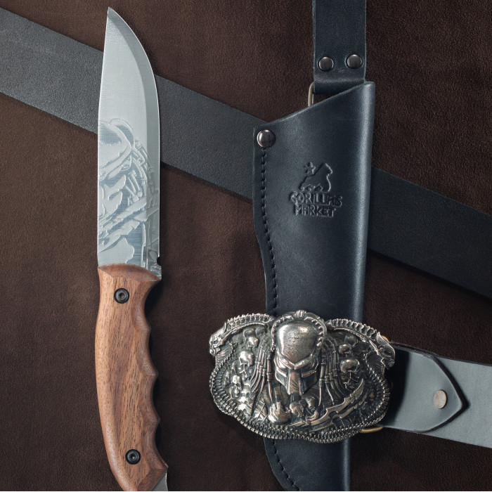 Подарочный набор Хищник для мужчин Gorillas Accessories ручная работа Нейзильбер bb91