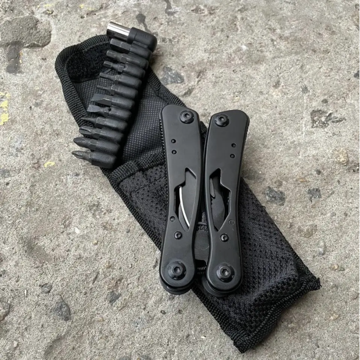 Мультитул Jeep набор инструментов 16 в 1 черный