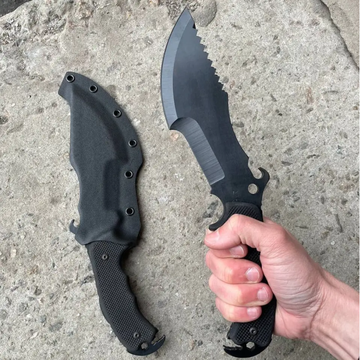 Нож мачете тактический Хищник Gorillas BBQ ручная работа KN53