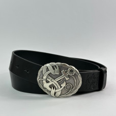 Ремень мужской с пряжкой 2908-1 BK34