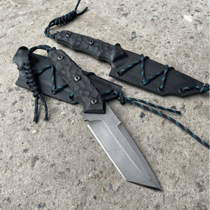 Нож тактический АКУЛА Gorillas BBQ ручная работа n690 KN45