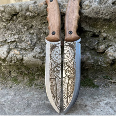 Нож СКАНДИНАВ №1 Gorillas BBQ туристический KN22