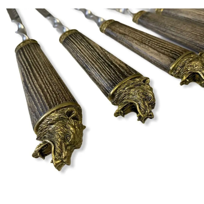 Шампур Шатун 1 шт. с художественным литьем Gorillas BBQ SKK21