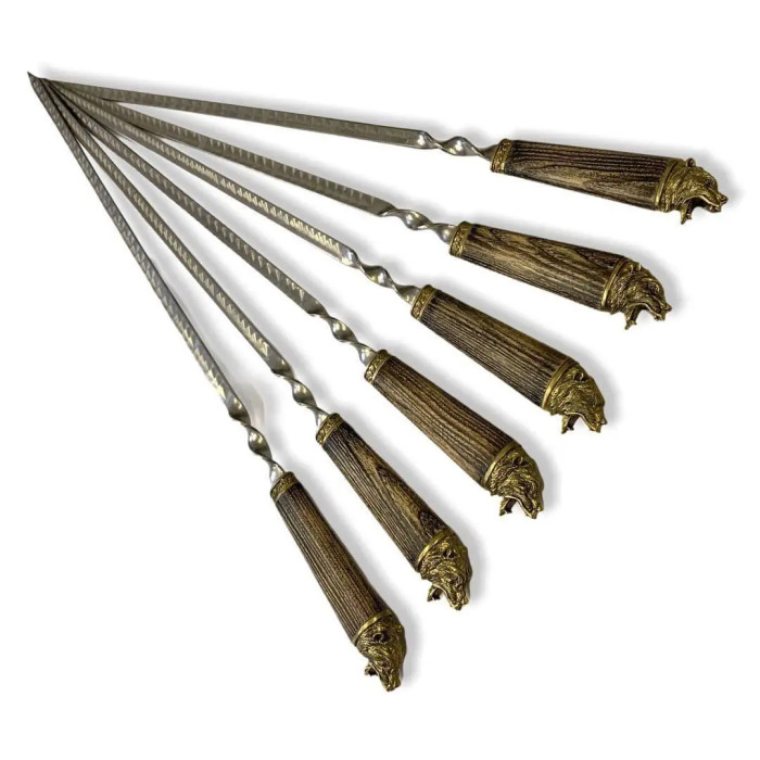 Шампур Шатун 1 шт. с художественным литьем Gorillas BBQ SKK21