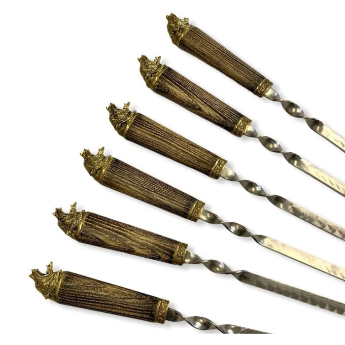 Шампур Шатун 1 шт. с художественным литьем Gorillas BBQ SKK21