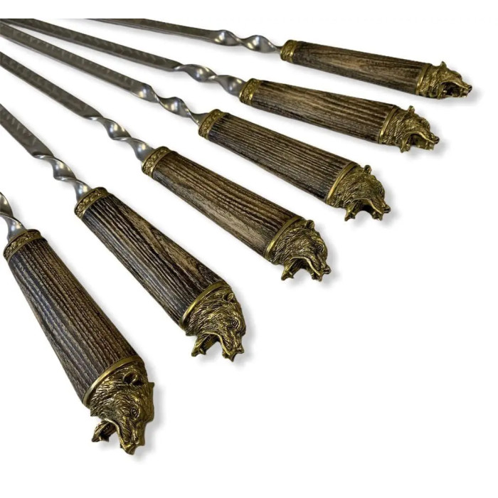 Шампур Шатун 1 шт. с художественным литьем Gorillas BBQ SKK21