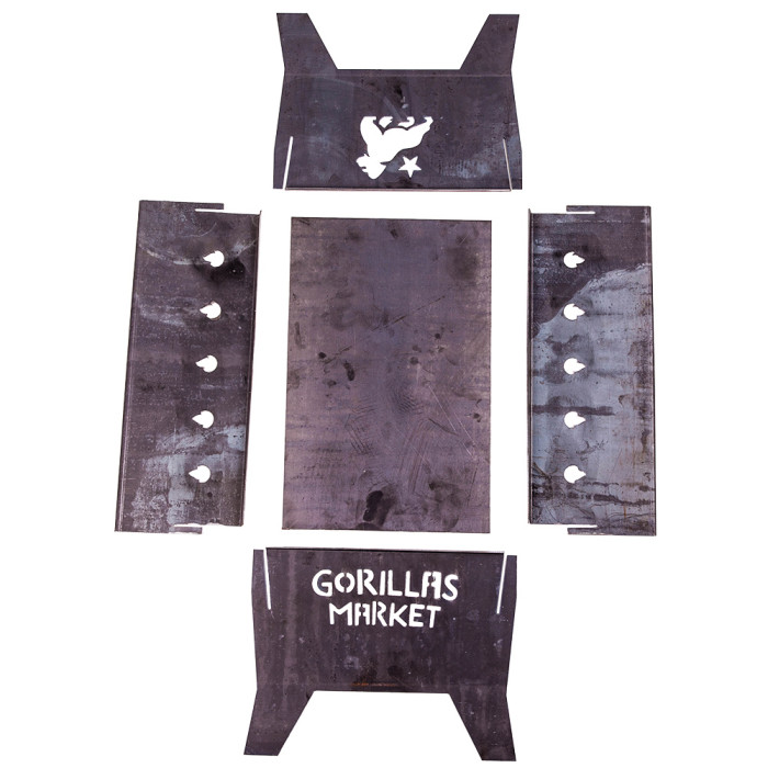 Мангал раскладной Gorillas BBQ 2мм