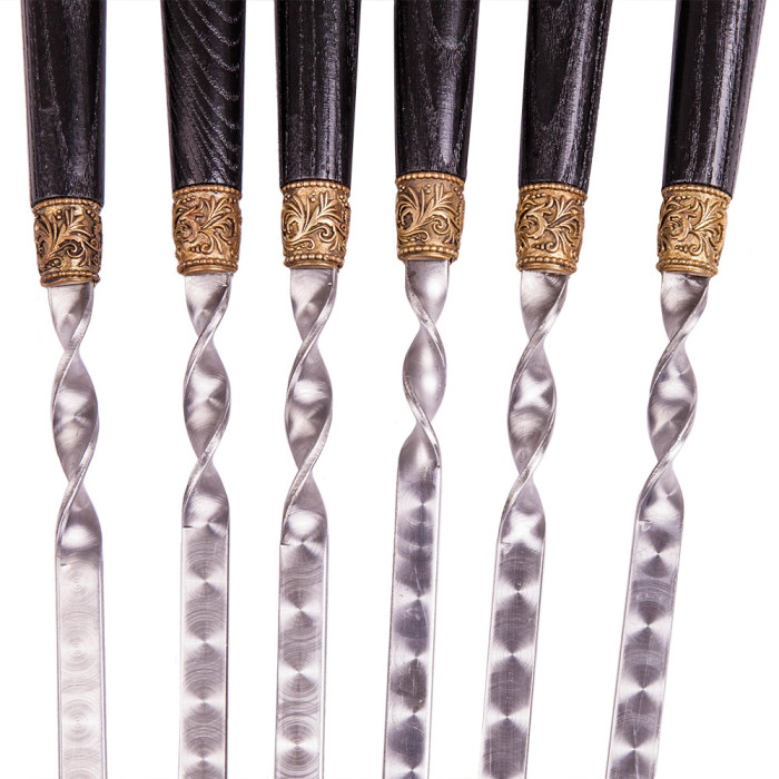 Шампур ЭЛИТ 1 шт. с художественным литьем Gorillas BBQ SKK22