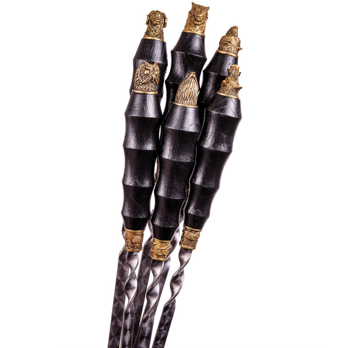 Шампур ЗВЕРИ 1 шт. с художественным литьем Gorillas BBQ SKK23