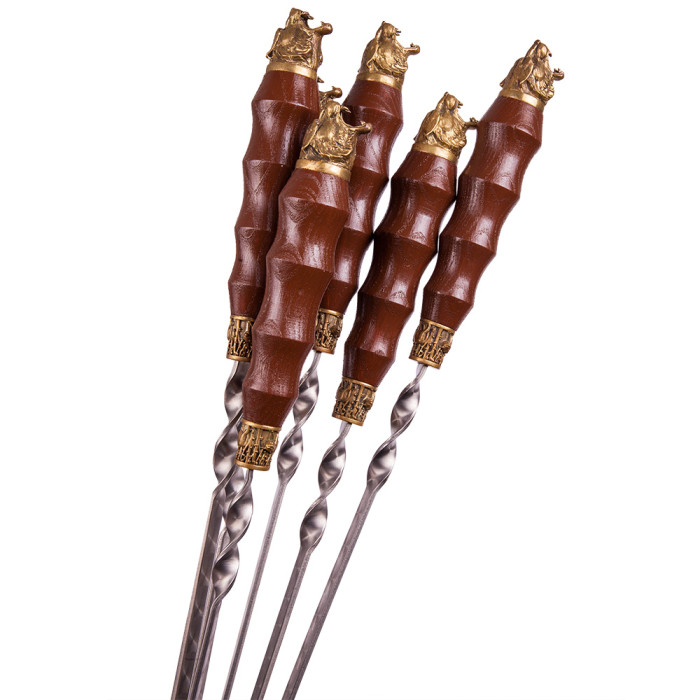 Шампур ТИГР 1 шт. с художественным литьем Gorillas BBQ SKK16