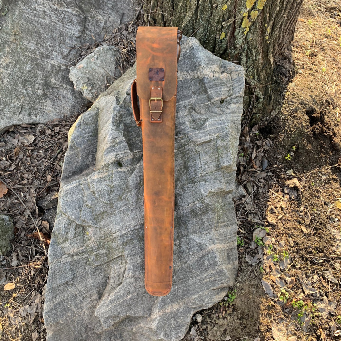 Набор шампуров КОЛЧАН МАХ в кожаном чехле BS26