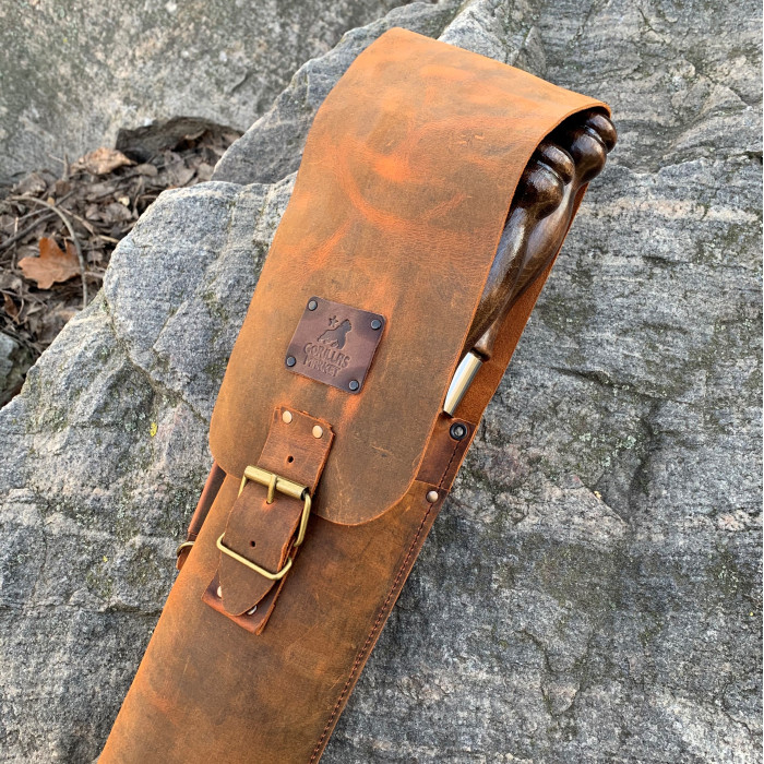 Набор шампуров КОЛЧАН МАХ в кожаном чехле BS26