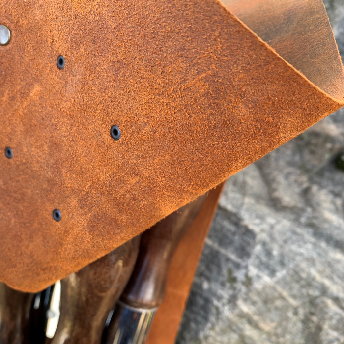 Набор шампуров КОЛЧАН МАХ в кожаном чехле BS26