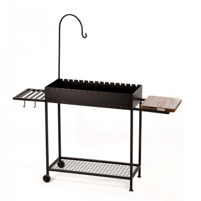 Stationary barbecue STANDART on wheels for 11 skewers 600mm.