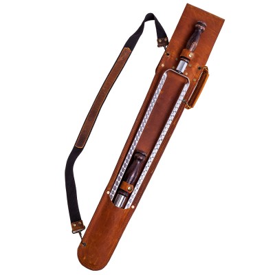 Skewers set QUIVER MAX in a leather case