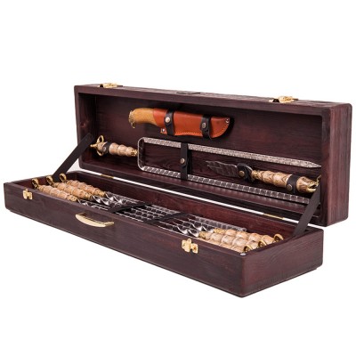A set of skewers ARKHAR in a wooden case
